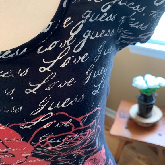 2/$15 Guess Laced Open-back Tee - Picture 2 of 9